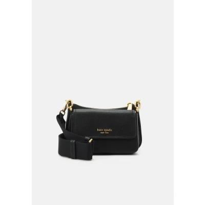 Image of kate spade new york Morgan Saffiano Double Crossbody SET Across body bag, Women&#039;s, Size: One Size, Black