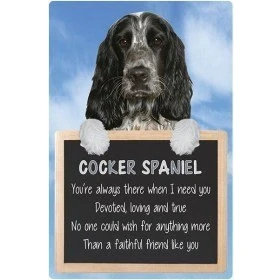 Image of Faithful Friends COCKER SPANIEL 3D SIGN