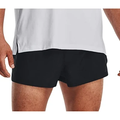 Image of Under Armour Men&#039;s Ua Launch Split Perf Shorts, Black, XL