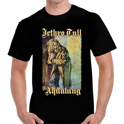 Image of Jethro Tull Aqualung Men T Shirt Cotton Tee Black L