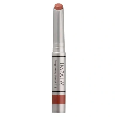 Image of IMPALA Longlasting Lip Color Coral Pink No. 118 Permanent Lipstick Creamy Texture Long Lasting Hydrating Full Coverage Moistureizes and Nurtures