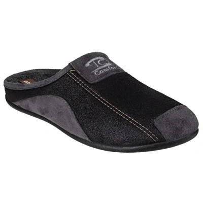Image of Cotswold Westwell Slipper Male Black UK Size 8