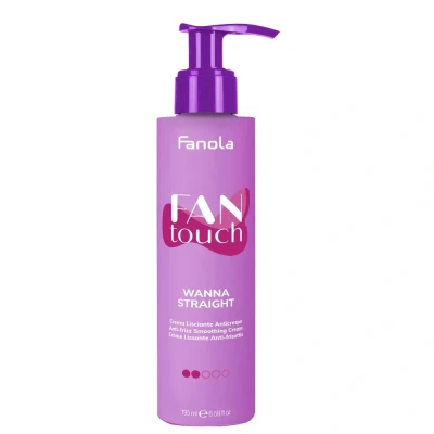 Image of Fanola Fantouch Wanna Straight Anti frizz Smoothing Cream 195ml