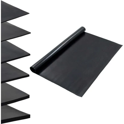 Image of vidaXL Floor Mat Anti Slip Rubber 1.2x2 m 2 mm Smooth