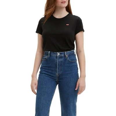 Image of Levi&#039;s THE Perfect Print Tshirt, Women&#039;s, Size: XS, Black