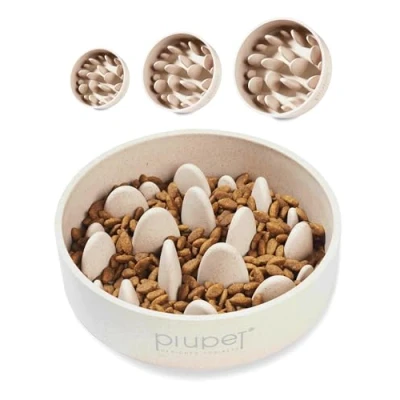 Image of PiuPet® Slow Feeder Dog Bowl I 0,4L Dishwasher Safe Large food Bowls to Down Eating