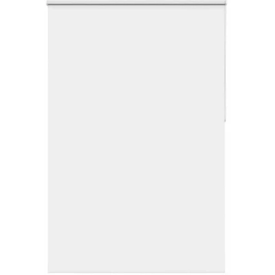 Image of vidaXL Roller Blind Blackout White 155x230 cm Fabric Width 151.6 Polyester