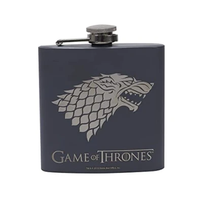 Image of Hip Flask (7oz) Boxed Game of Thrones (Winter is Coming)