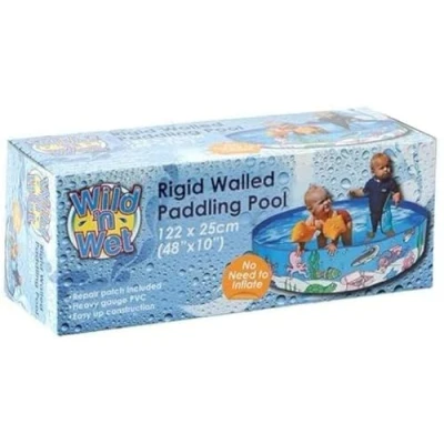 Image of PMS 48&quot;x10&quot; PRINTD RIGID WALL POOL 16G. IN PRTD BOX