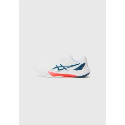 Image of Asics SKY Elite Volleyball shoes, Men&#039;s, Size: 6.5, White/mako blue shoes