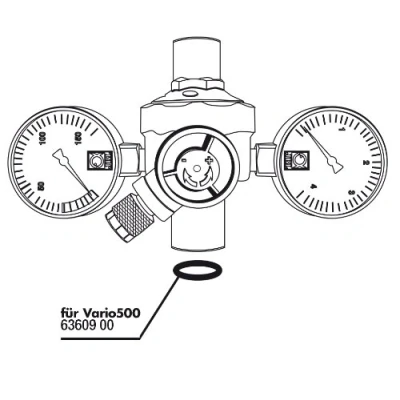Image of Jbl M139008 O Ring F. Pressure Reducer Co2 Vario 500 2 Pieces 1000 g