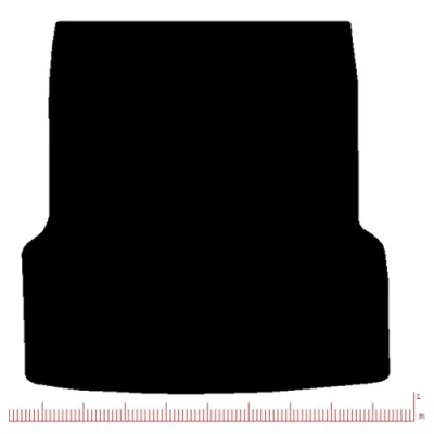 Image of Sakura WW1290 Rubber Boot Mat, Black Trim