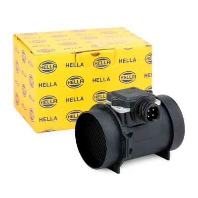 Image of 438166743 Mass air flow sensor HELLA 8ET 009 142 061 BMW: 3 Saloon, Coupe, Convertible