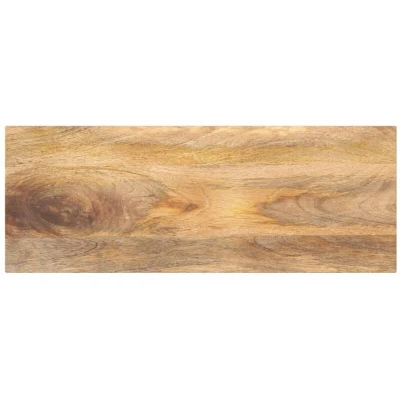 Image of vidaXL Table Top Replacement Dining Rectangular Solid Mango Wood Easy to Clean Rustic Wooden Furniture for Home &amp; Commercial