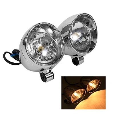 Image of Keenso 12V 10W Motorcycle Spotlights Waterproof, Universal Headlight Driving Fog Light Spotlight Lamp Scooter Spot Auxiliary Auto Tuning