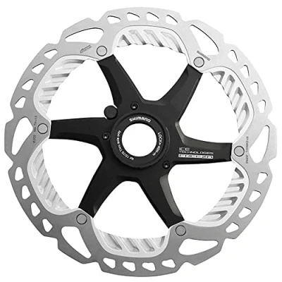Image of Shimano Steps RT EM910 rotor with lockring, Ice Tech FREEZA, 180 mm