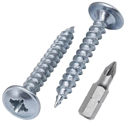 Image of (Pack of 250 pcs) Zinc Plated Steel 3.5 x 25 mm Wood Screws, Metal Modified Truss Head, Self Tapping (250, mm)