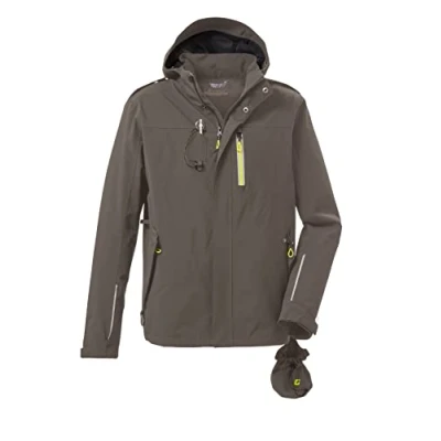 Image of Killtec Men&#039;s functional jacket for dog owners with zip off hood, waterproof KOS 149 MN JCKT, dark navy, L, 38414 000
