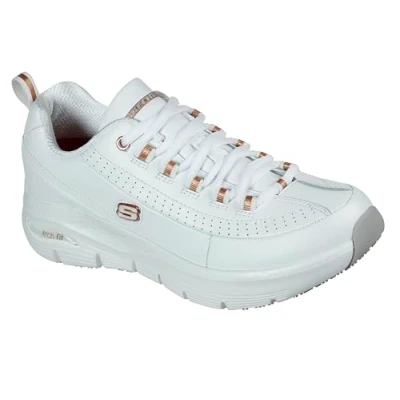 Image of Skechers Women&#039;s Arch Fit STR Trickell II Sneaker, White, 8 UK