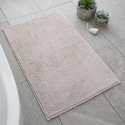 Image of Catherine Lansfield Bobble Bath Mat Natural