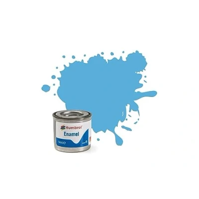 Image of Humbrol Model Paint AA0518 No 47 Sea Blue Gloss Tinlet (14ml), Enamel Paints for Models, Plastic, Metal, Wood, Glass, Ceramics and More, Touch Up Hobby Tin Craft Kits
