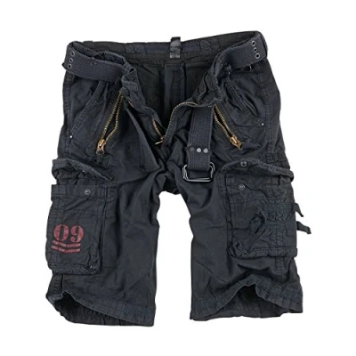 Image of Surplus Raw Vintage Royal Shorts, Black, 5XL