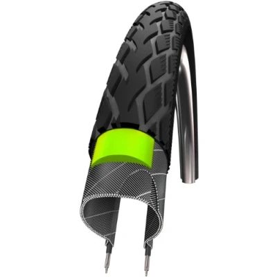 Image of Schwalbe Marathon Tyre: 700c x 25mm Reflex Wired. HS 420, 25 622, Performance Line, GreenGuard