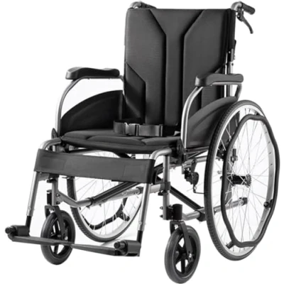 Image of Wheelchairs Foldable Wheelchair Portable Self propelled Aluminum Manual Folding for Adults Wheel Chair Chairs