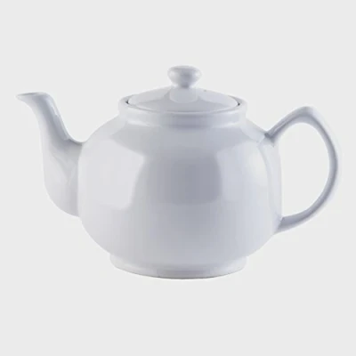 Image of Price &amp; Kensington White 10 Cup Teapot, Stoneware, Multi Colour