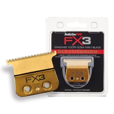 Image of BaBylissPRO FX703G FX3 DLC/Titanium Ultra Thin Zero Gap Tooth Replacement Trimmer Blade