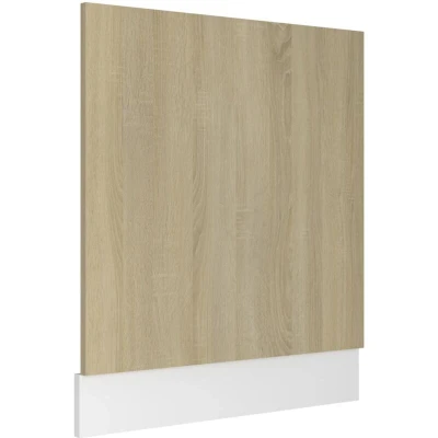 Image of vidaXL Dishwasher Panel Lyon Sonoma Oak 59.5x3x67 cm Engineered Wood