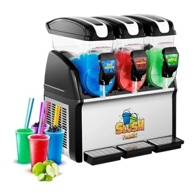 Image of Royal Catering Slush Puppy Machine RCSL 3/15 (3 x 15 L, 980 W, Temperature range 2 to 3 C, BPA free)