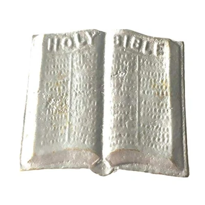 Image of Holy Bible Emblem Orange Lodge Order Nickel Plated for Collarette Sash