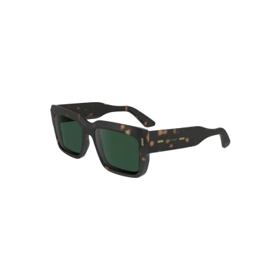 Image of Calvin Klein Sunglasses, Size: 55, Dark havana