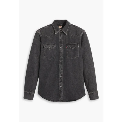Image of Levi&#039;s Barstow Western Standard Shirt, Men&#039;s, Size: Small, Black washed