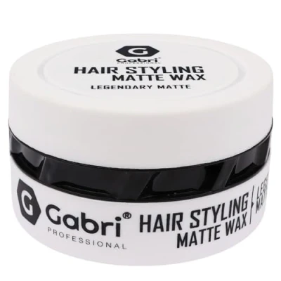 Image of Gabri Hair Styling Wax 150ml, Gel Wax, Edge Control, Maximum Control and Long Lasting, Men &amp; Women (Legendary Matte)