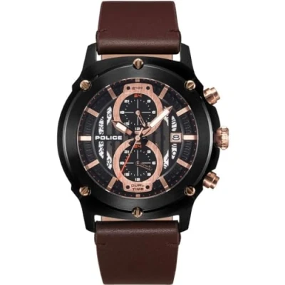 Image of Police Brown Lulworth Watch 15917JSB/02A