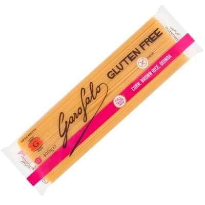 Image of Garofalo Gluten Free Spaghetti Italian Dried Pasta, 400g Suitable for Coeliac and Vegan diets (Pack of 1)