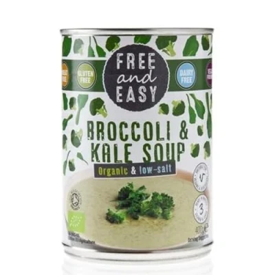 Image of Free and Easy Organic Broccoli &amp; Kale Soup (400g)