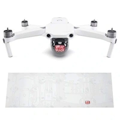 Image of Wrapgrade Main Unit Skin Compatible with DJI Mavic Air 2 (RACING WHITE)