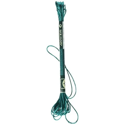 Image of DMC 1008F S943 Shiny Radiant Satin Floss, Medium Aquamarine, 8.7 Yard