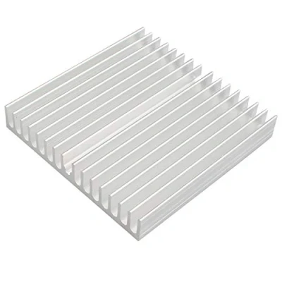 Image of Futheda Aluminum Heat Sink Module Cooler Fin for High Power Amplifier Transistor Semiconductor Devices with Dense 16 Fins 60 x 10mm