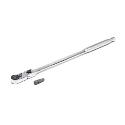 Image of GearWrench 81030 1/4&quot; Drive 72 Tooth Quick Release Locking Flex Slim Head Ratchet 12&quot;
