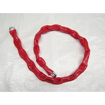 Image of 6MM 1.2 Metre Red Sheath Security Chain