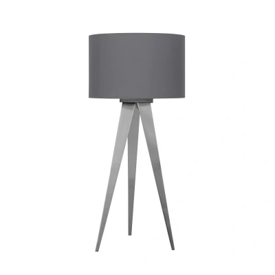 Image of Tripod Nickel Floor Lamp Grey 1xE27