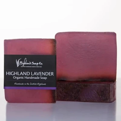 Image of The Highland Soap Company Lavender Organic 150g