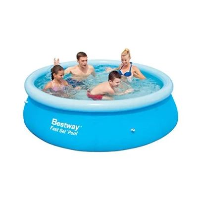 Image of Bestway 8ft Fast Set Pool Inflatable Family Swimming Pool, Outdoor Kids