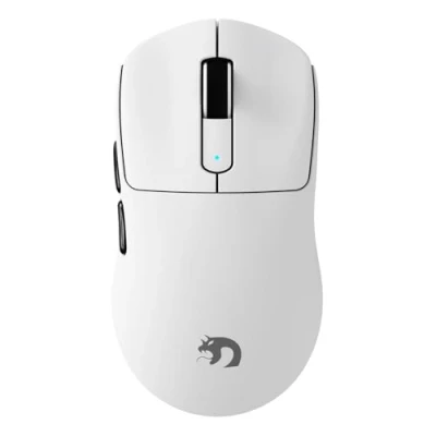 Image of MAMBASNAKE M3 39g SUPERLIGHT Mouse, PixArt PAW3395PRO Gaming Sensor, BT/2.4G Wireless/Wired 6 Adjustable DPI up to 40000, 200 Hrs Battery, Office Mice for Win11/Xbox/PS/Mac (White)