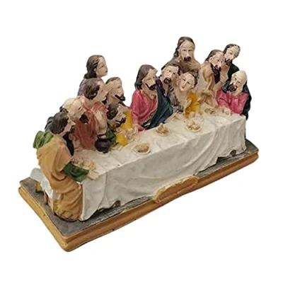 Image of Sharplace Last Supper Collection and Disciples at The Statue Figurine, 7 Inch