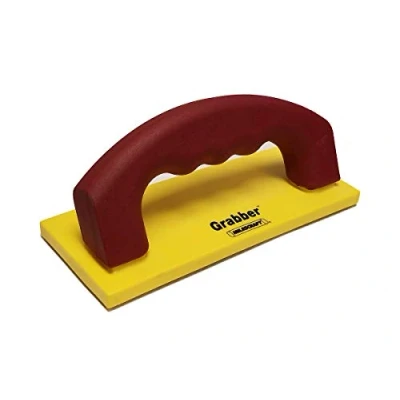 Image of Milescraft 3403 Grabber Pushblock for Table Saws, Router Tables, Band Saws &amp; Jointers, Yellow/Red